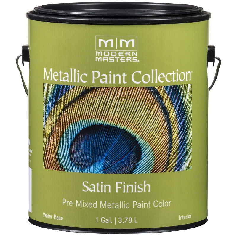 Modern Masters 1 gal Modern Masters ME204 Antique Bronze Metallic Paint Collection, Satin Water-Based Decorative Metallic Paint - Image 1
